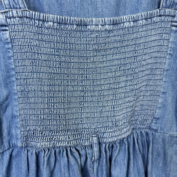 Old Navy Sleeveless Tie-Belt Utility Jean Jumpsuit Size Large Missing Belt - Picture 11 of 14